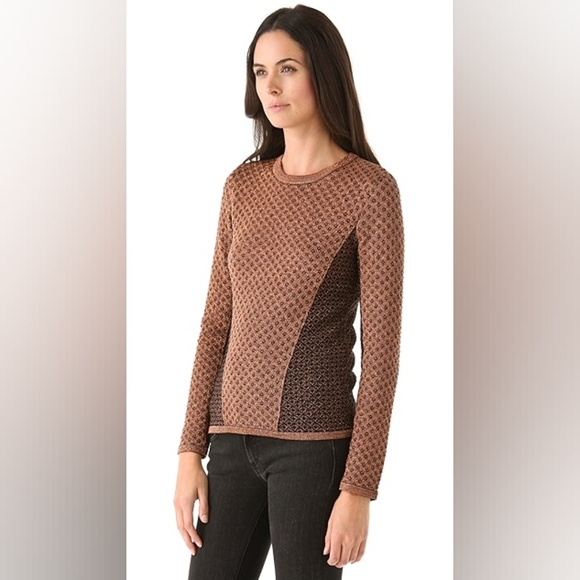 Rag and Bone Amanda copper metallic sweater size S small - Picture 6 of 6